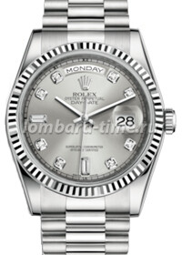 Rolex Day-Date Siver Dial 118239-0086 
