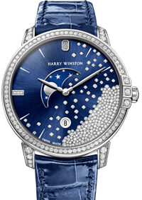 Patek Philippe Complications Diamond Ribbon Joaillerie Moon Phases 4968R-001