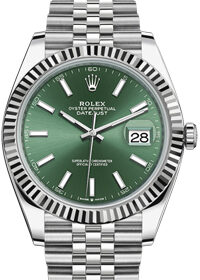 Rolex Datejust 41mm 126300-0020 Mint Green